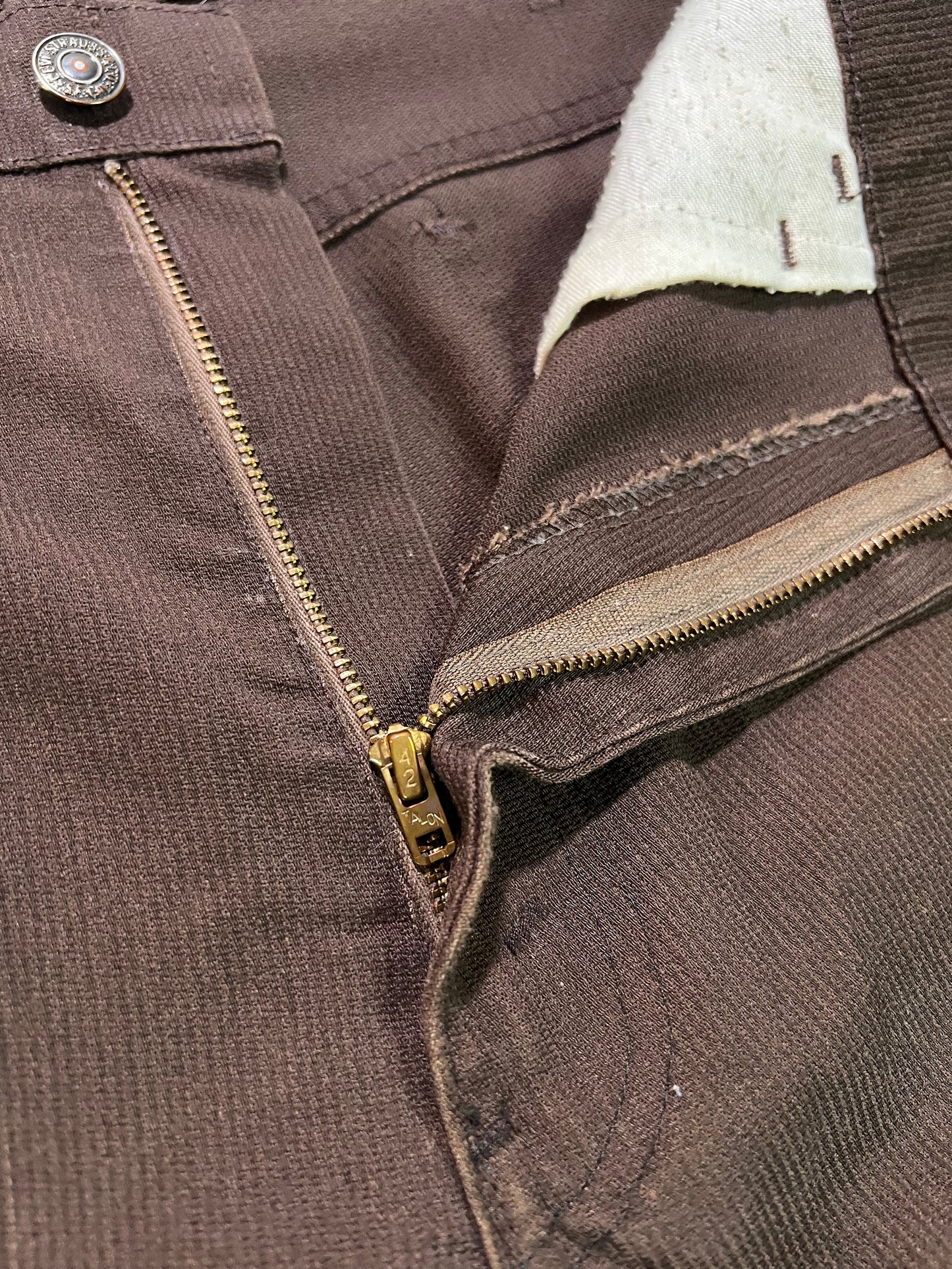 60s/70s Brown Corduroy Big E Levi’s Pants