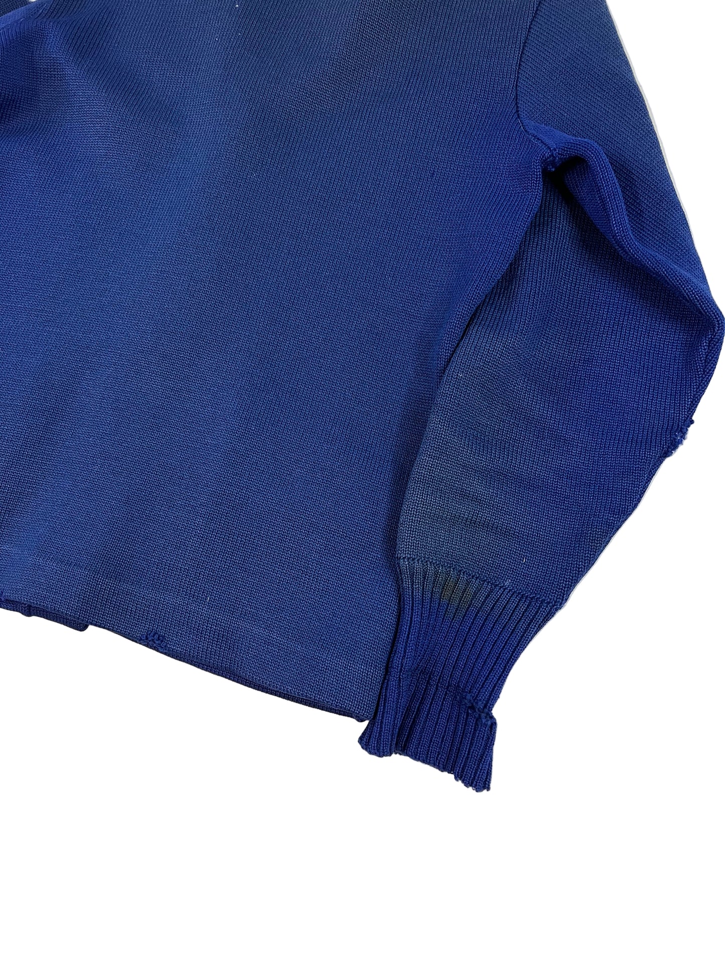 1950s/60s Navy Blue Letterman AHS Choir Cardigan