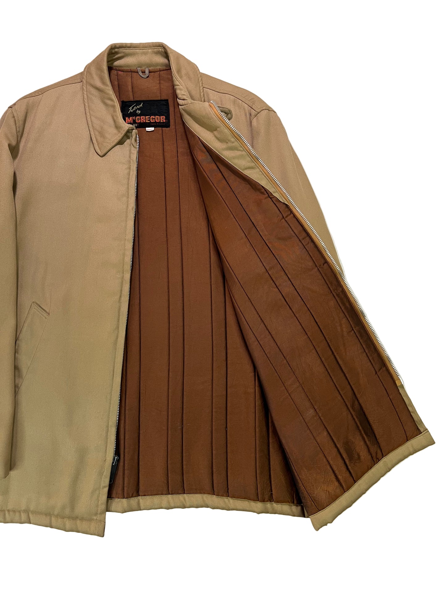 1960’s Tan McGregor Quilt Lined Jacket