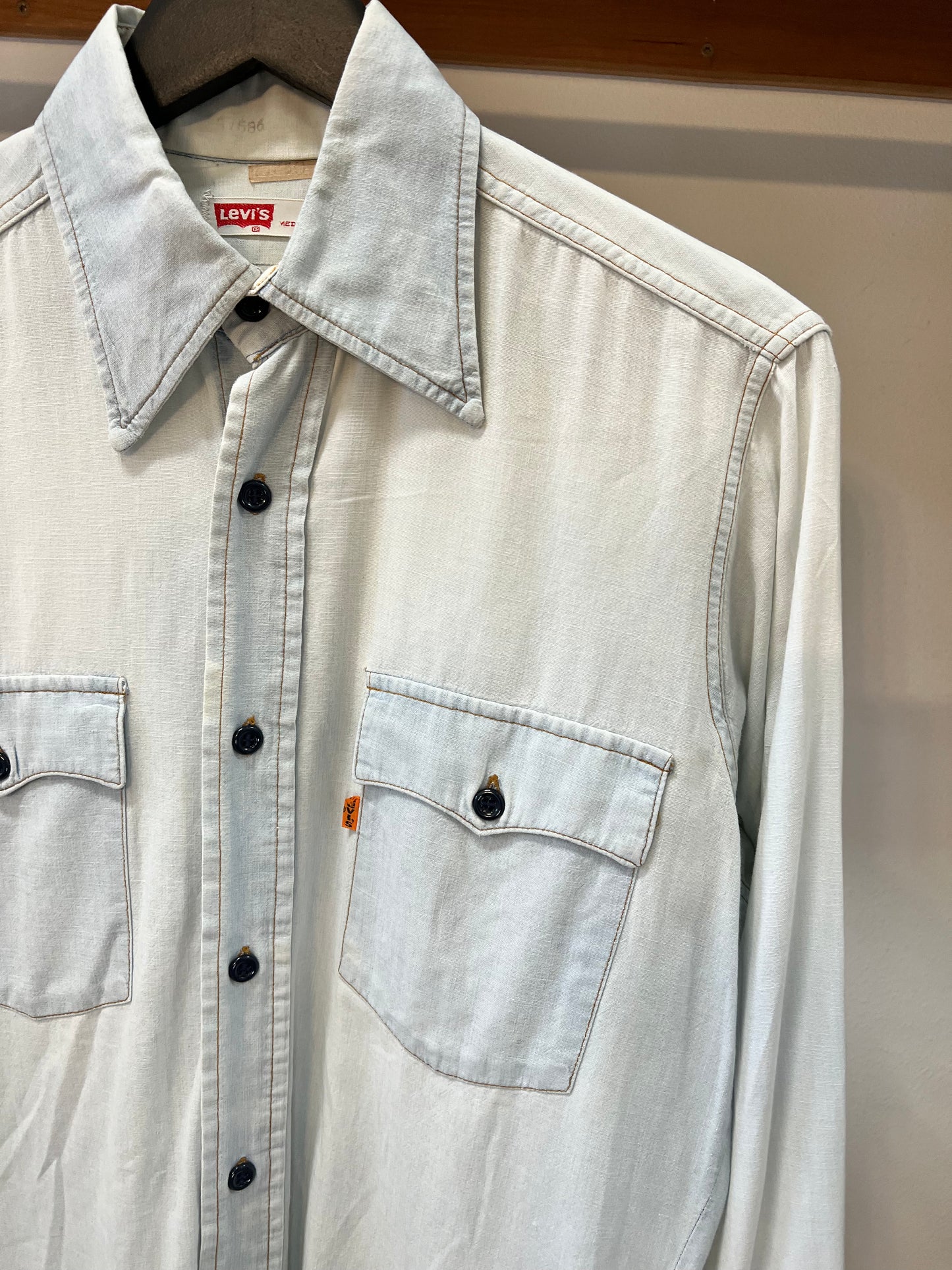 70s Levi’s Orange Tab Button Up