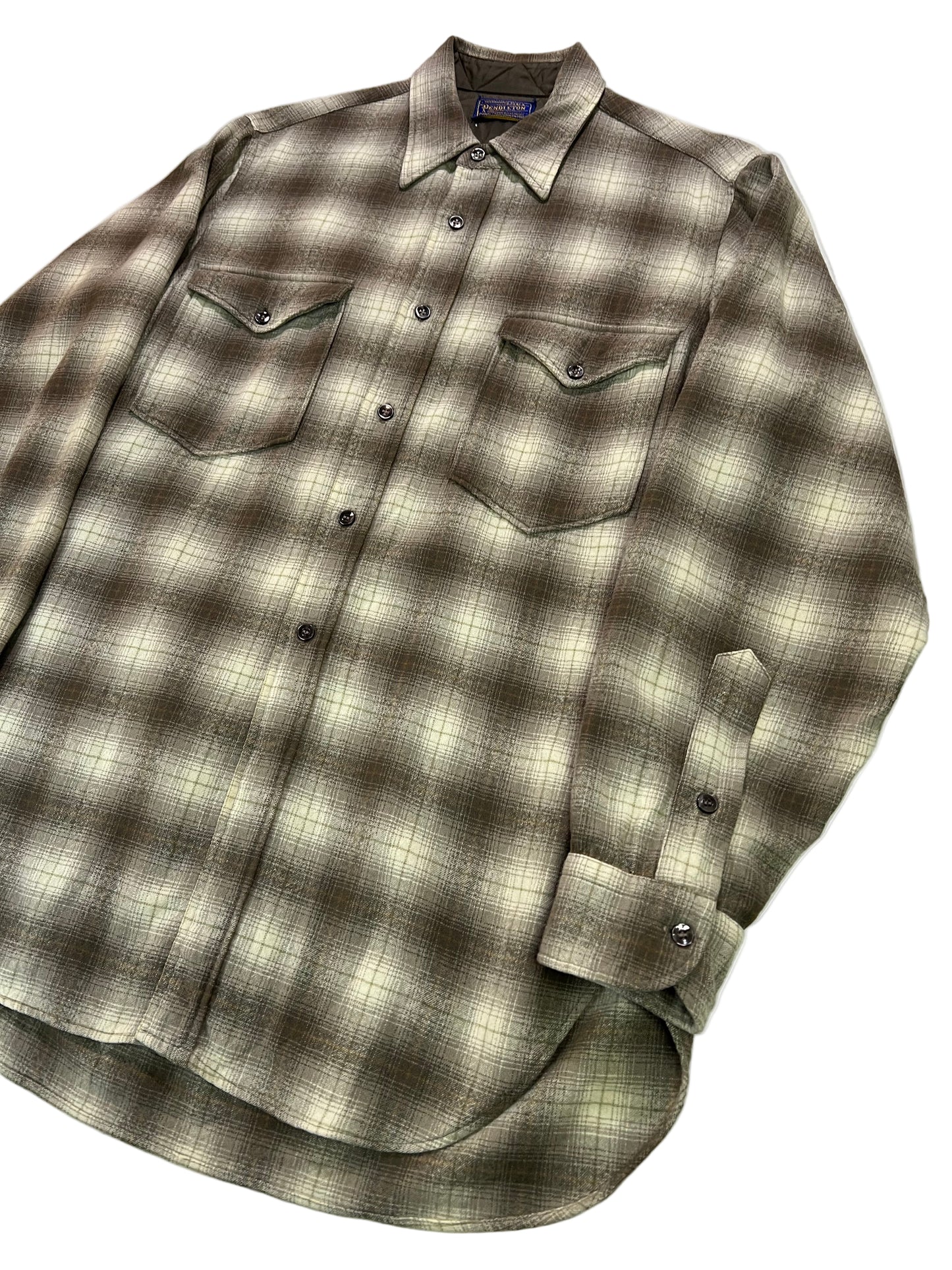Vintage Brown/Tan Pendleton Flannel
