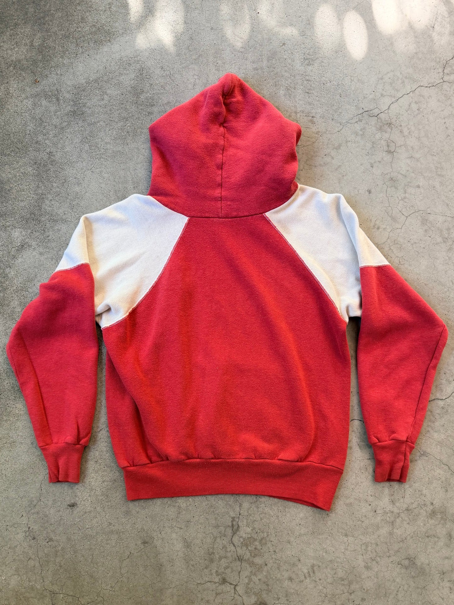Vintage New Mexico Tech Two Tone Hooded Sweatshirt