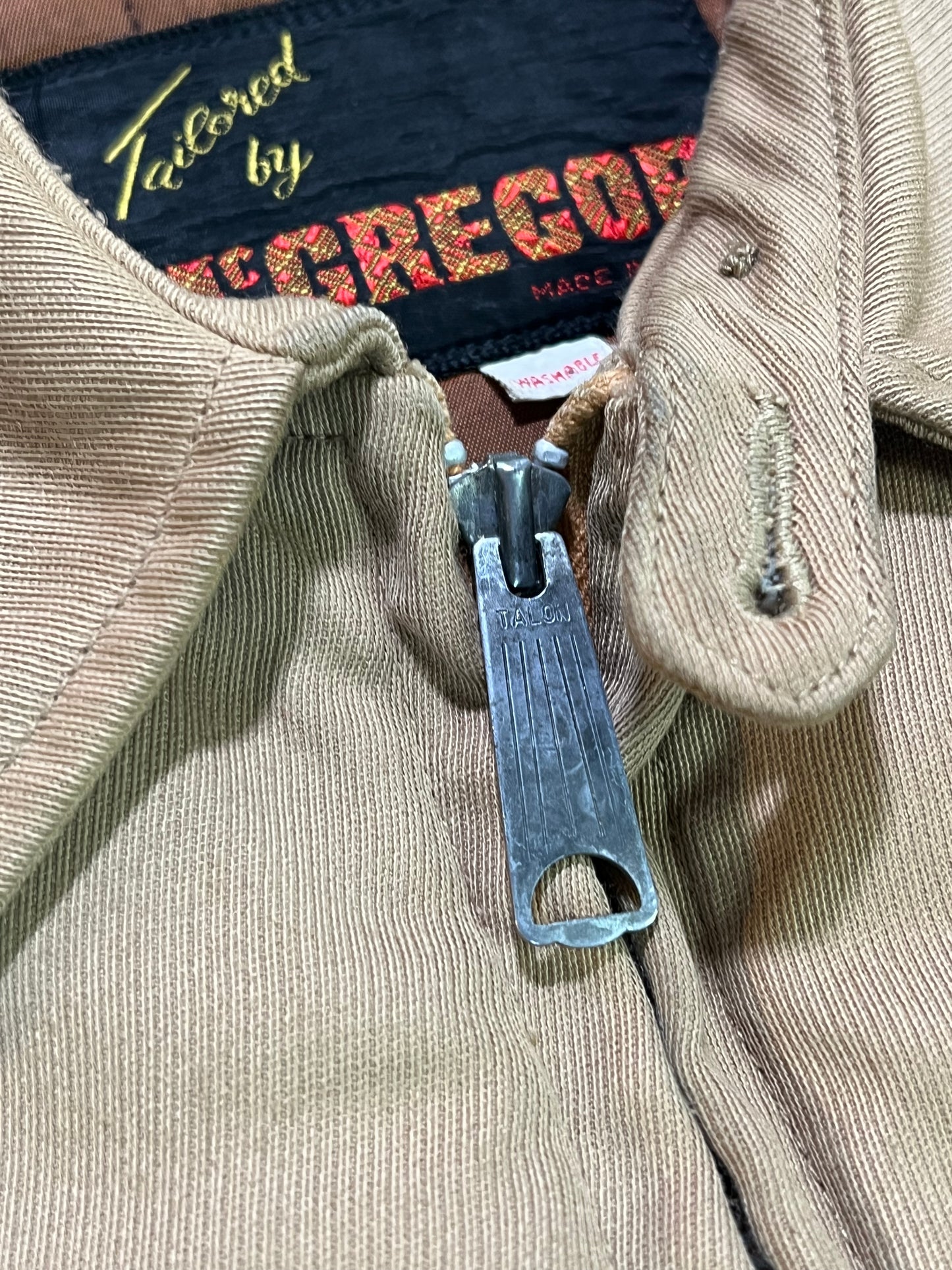 1960’s Tan McGregor Quilt Lined Jacket