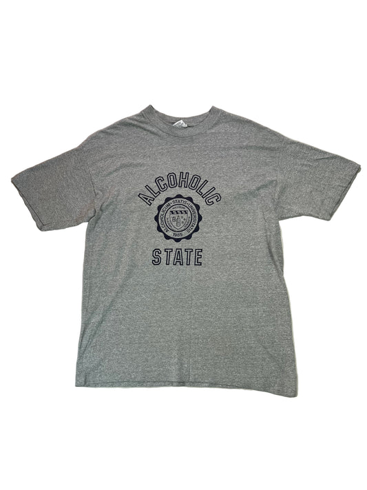 90s “Alcoholic State” Novelty T-shirt