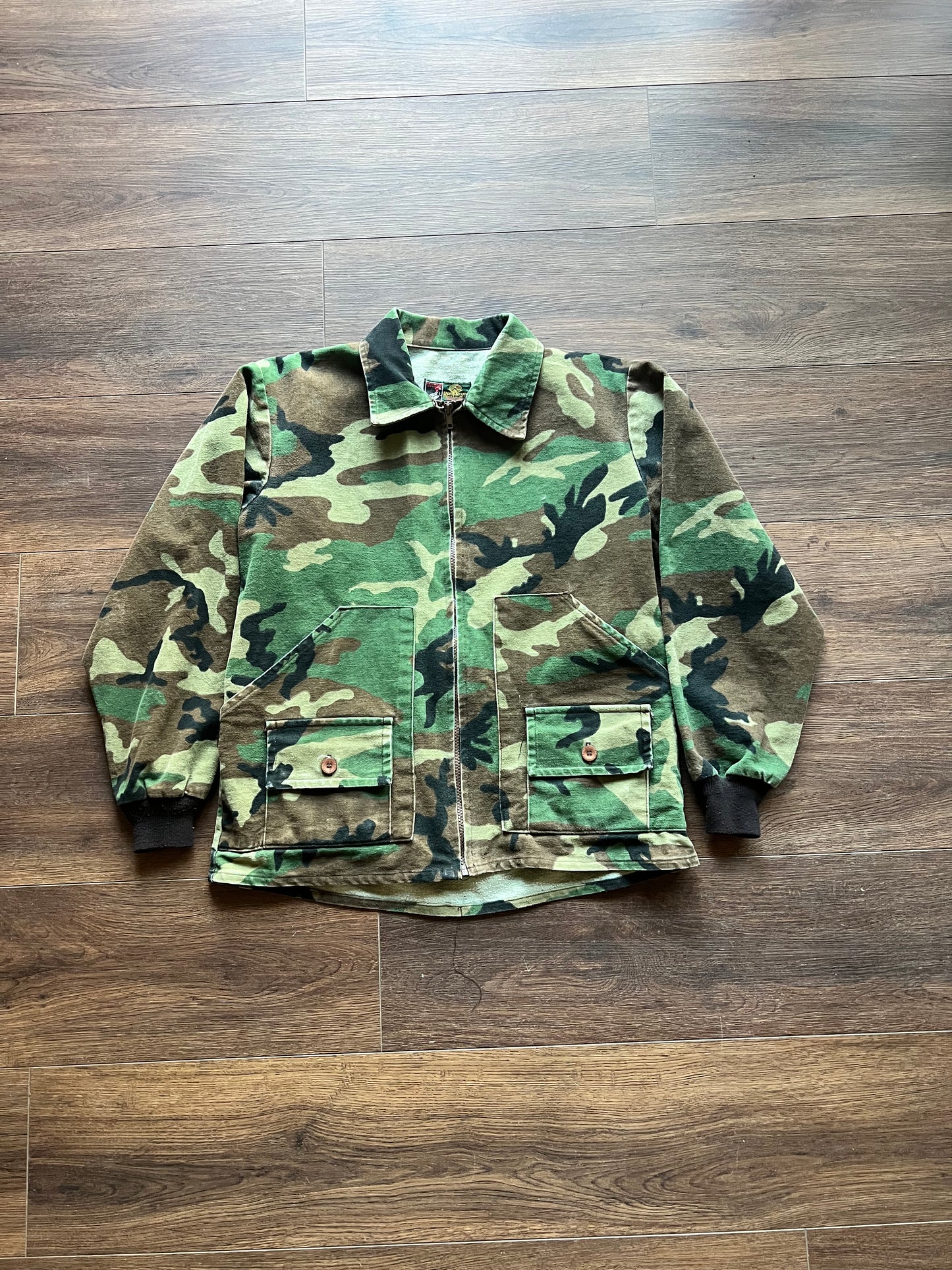 Vintage Red Head Brand Camo Hunting Jacket