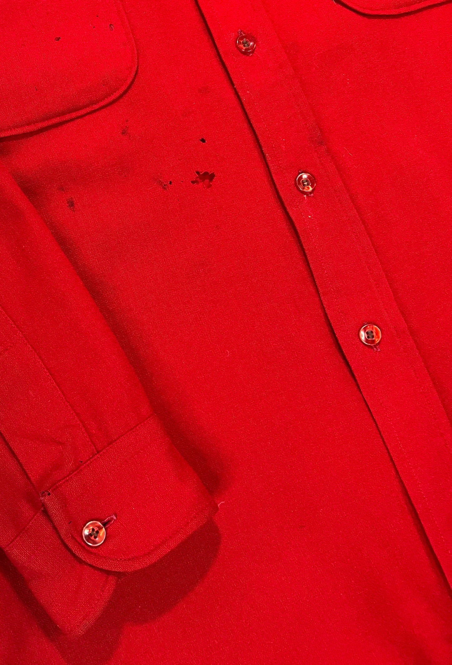 1970’s Pendleton Red Button Up Shirt