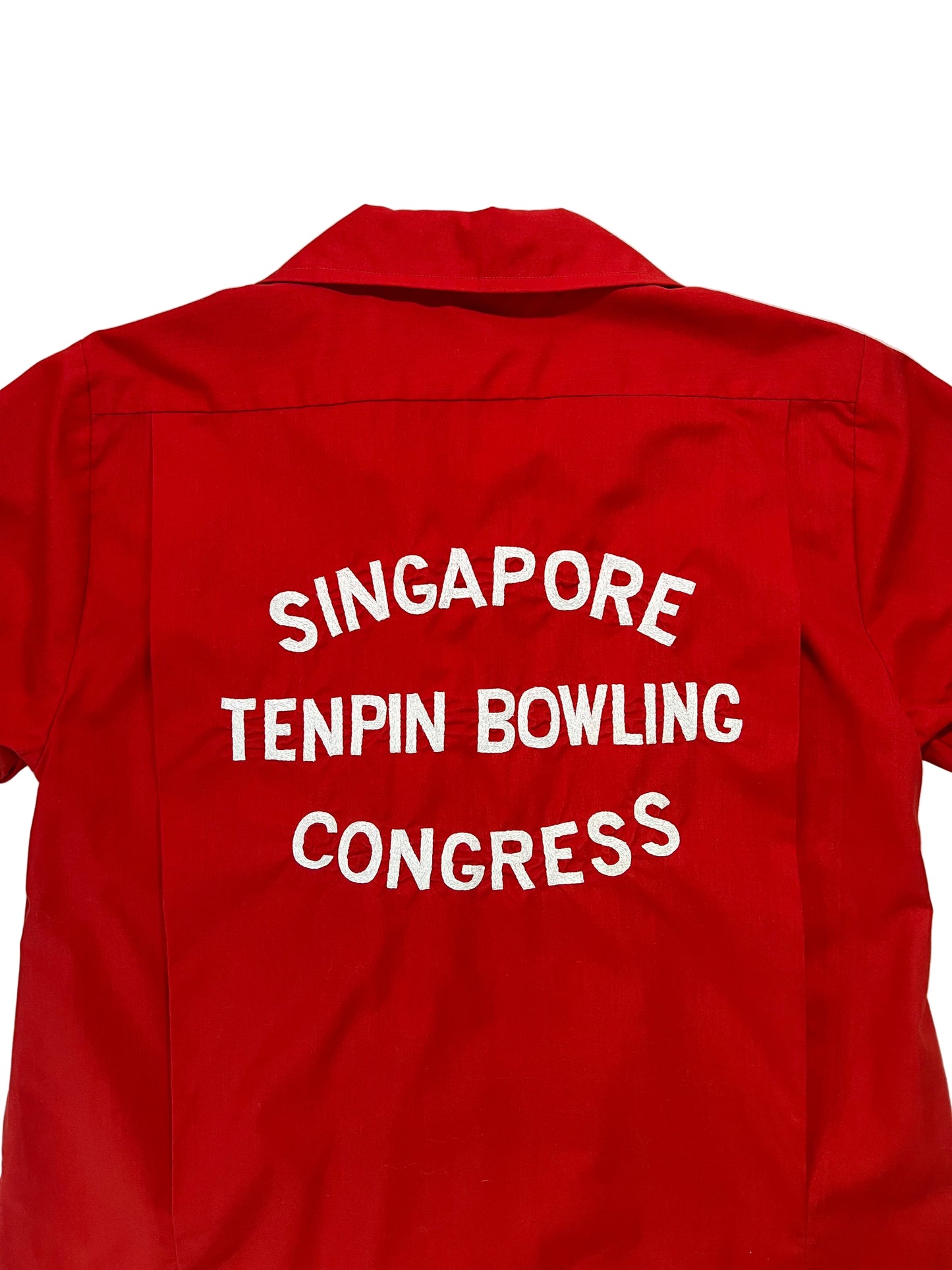 70’s Chain Stitch Red Bowling Shirt