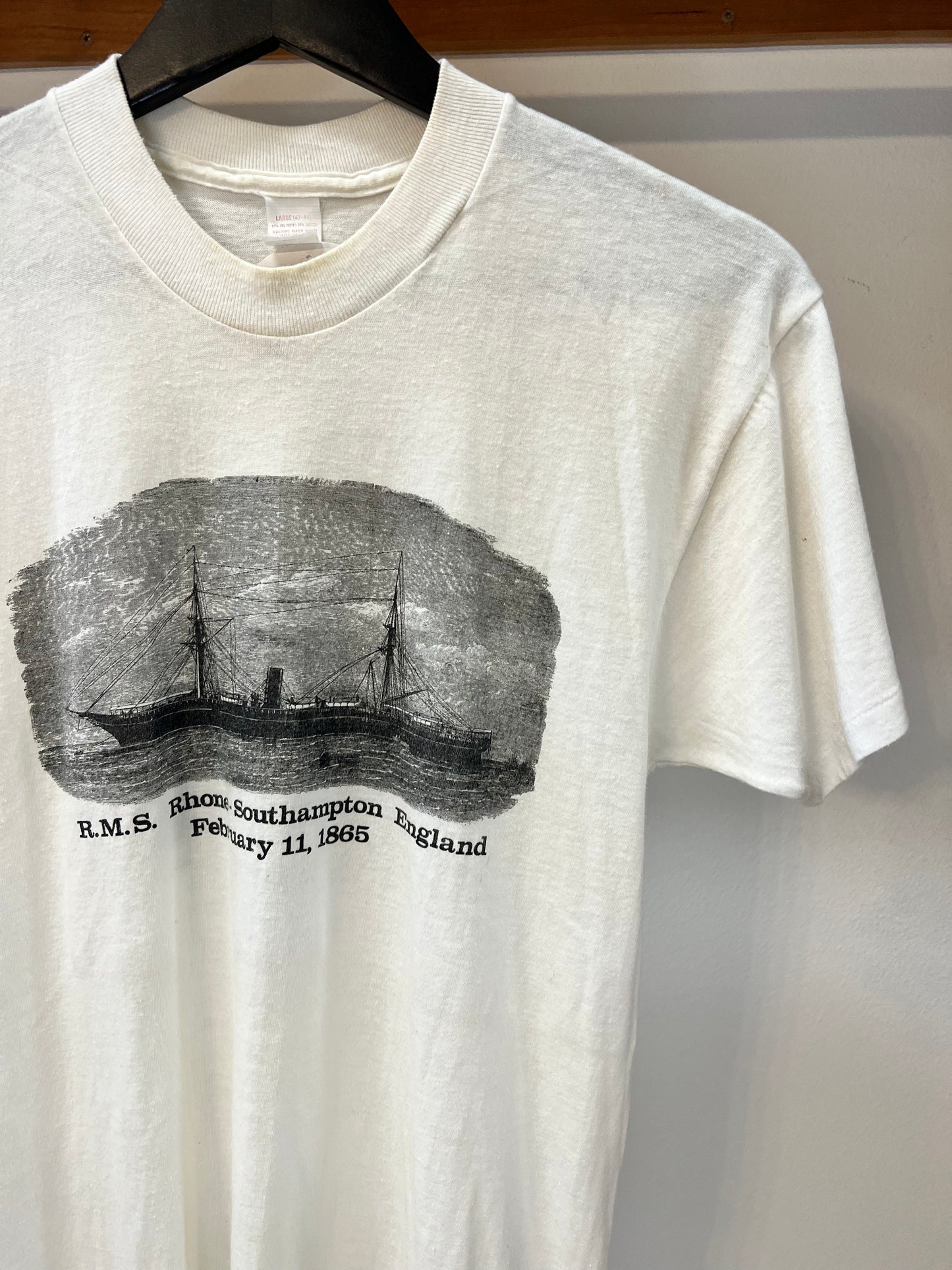 80s New England Shipwreck T-shirt