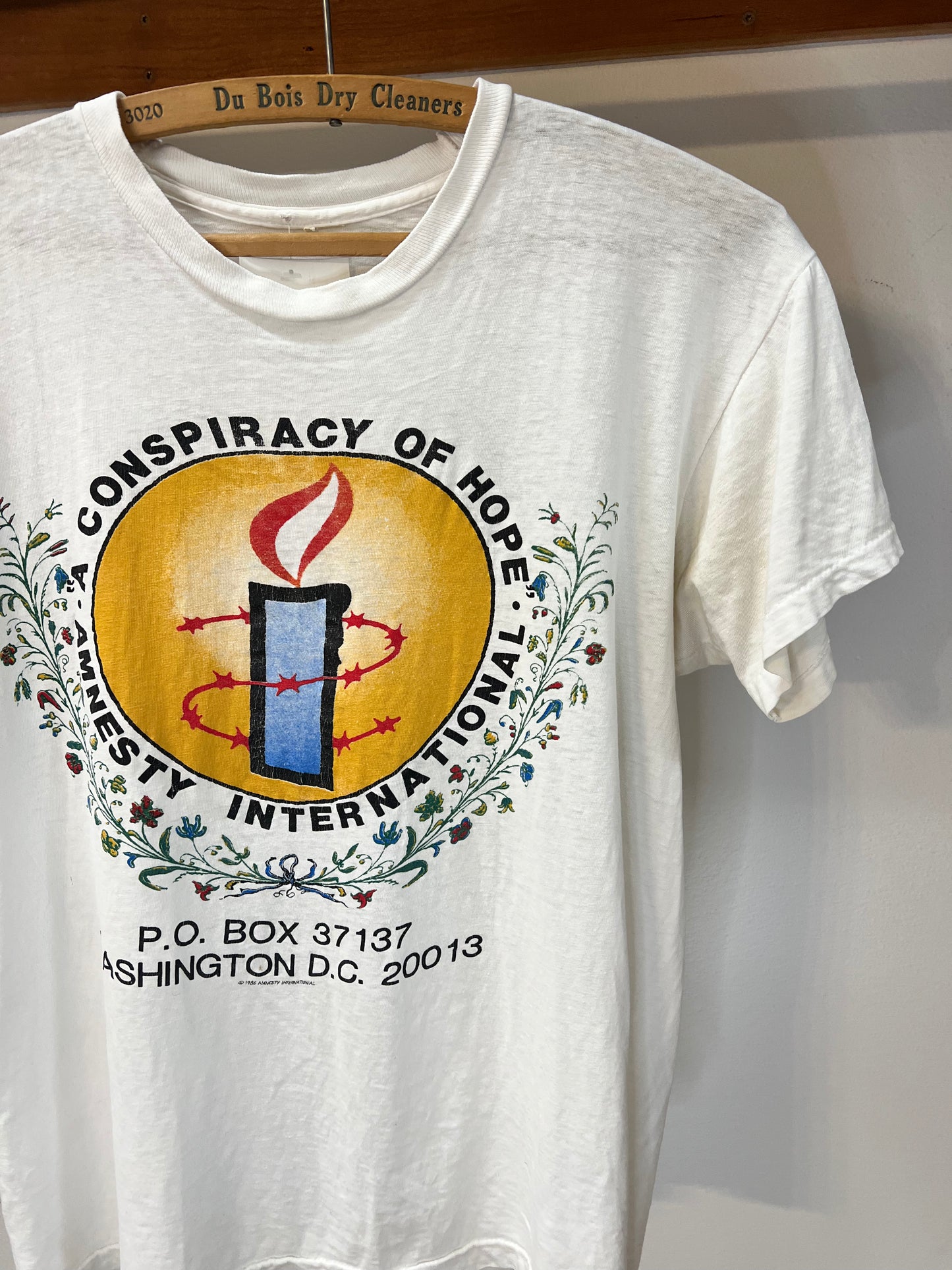 1986 Amnesty International “A Conspiracy of Hope” Concert T-shirt