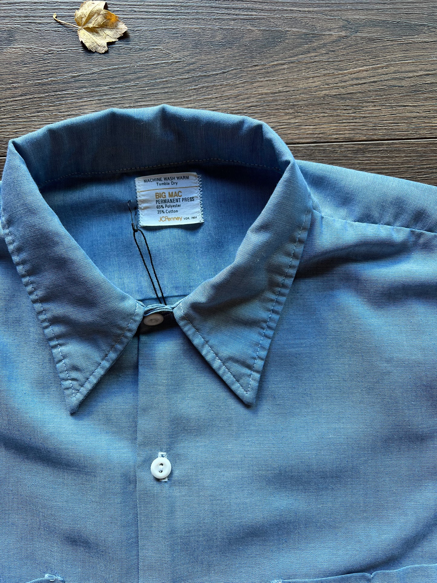 80s “Big Mac” Chambray Work Shirt