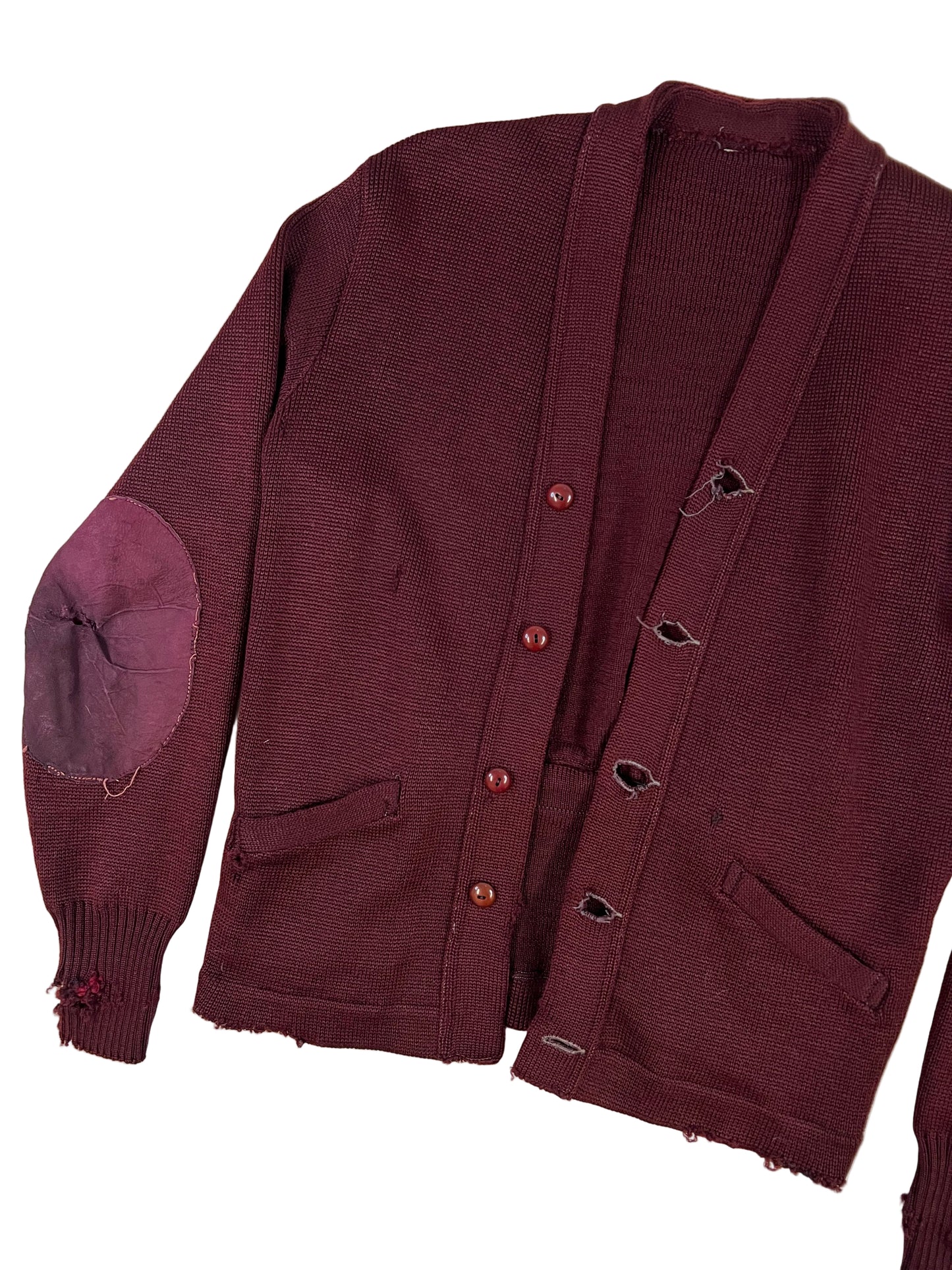 1940 Letterman Cinched Back Cadigan