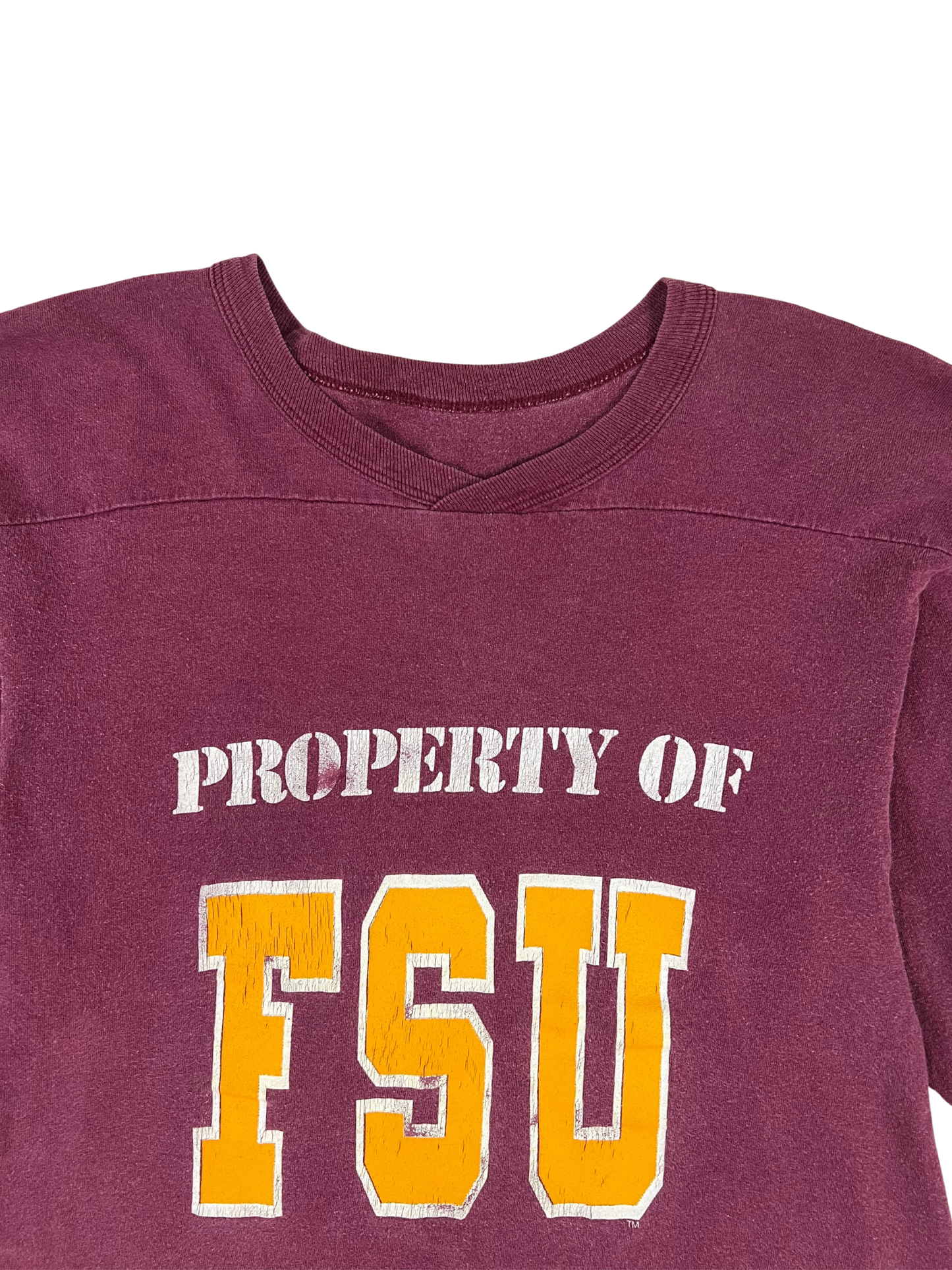 80s FSU Athletic Department 3/4 Sleeve