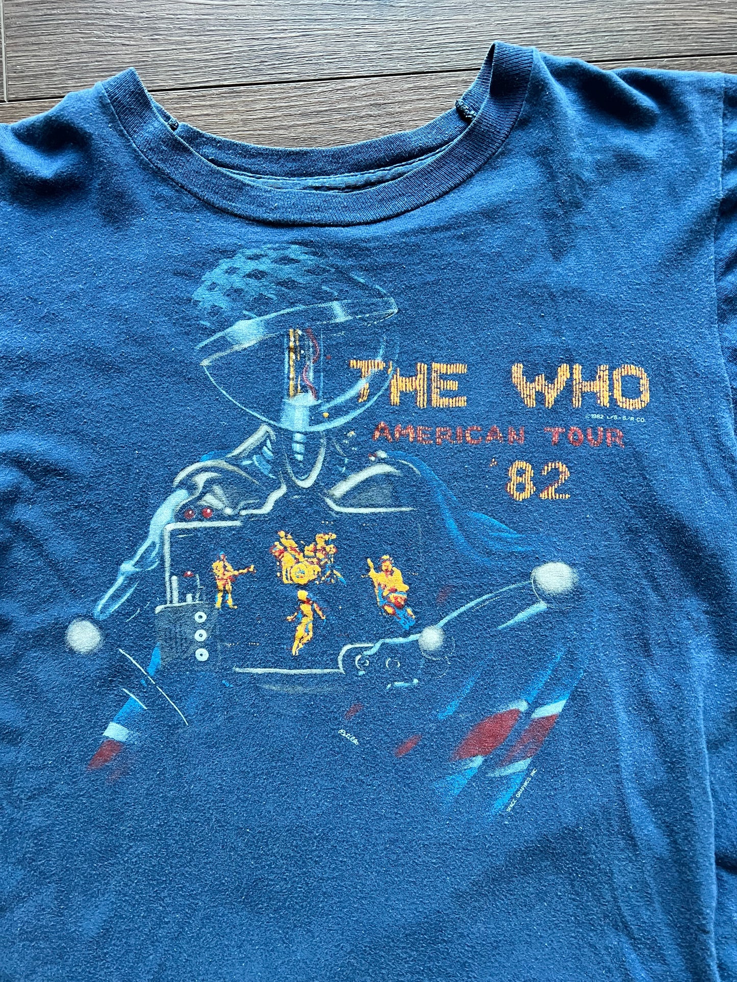 1982 The Who "American Tour" T-shirt