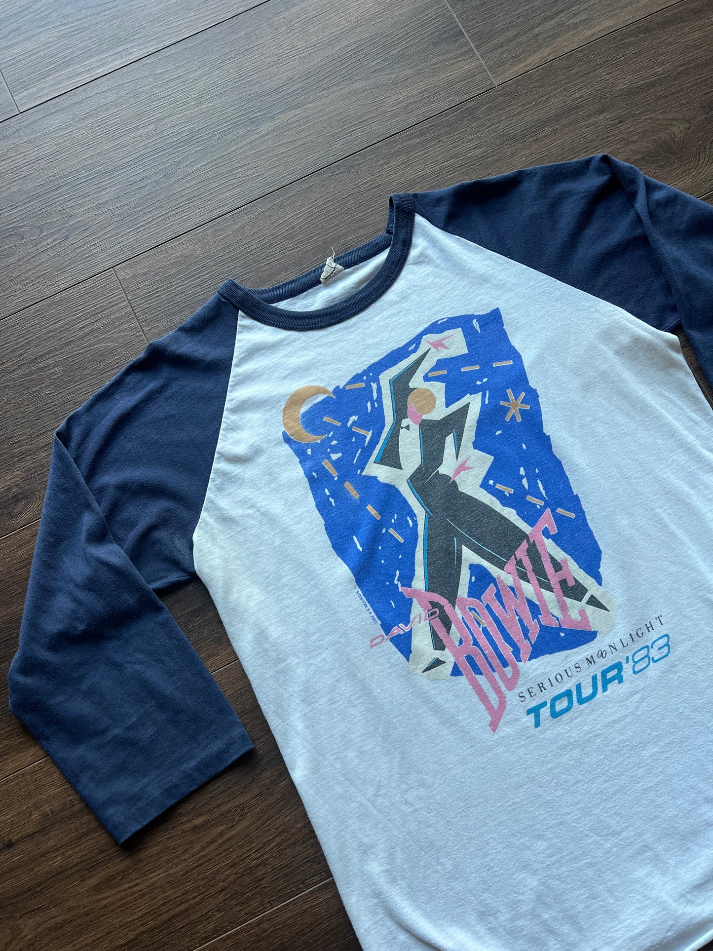 1983 David Bowie "Serious Moonlight Tour" T-shirt