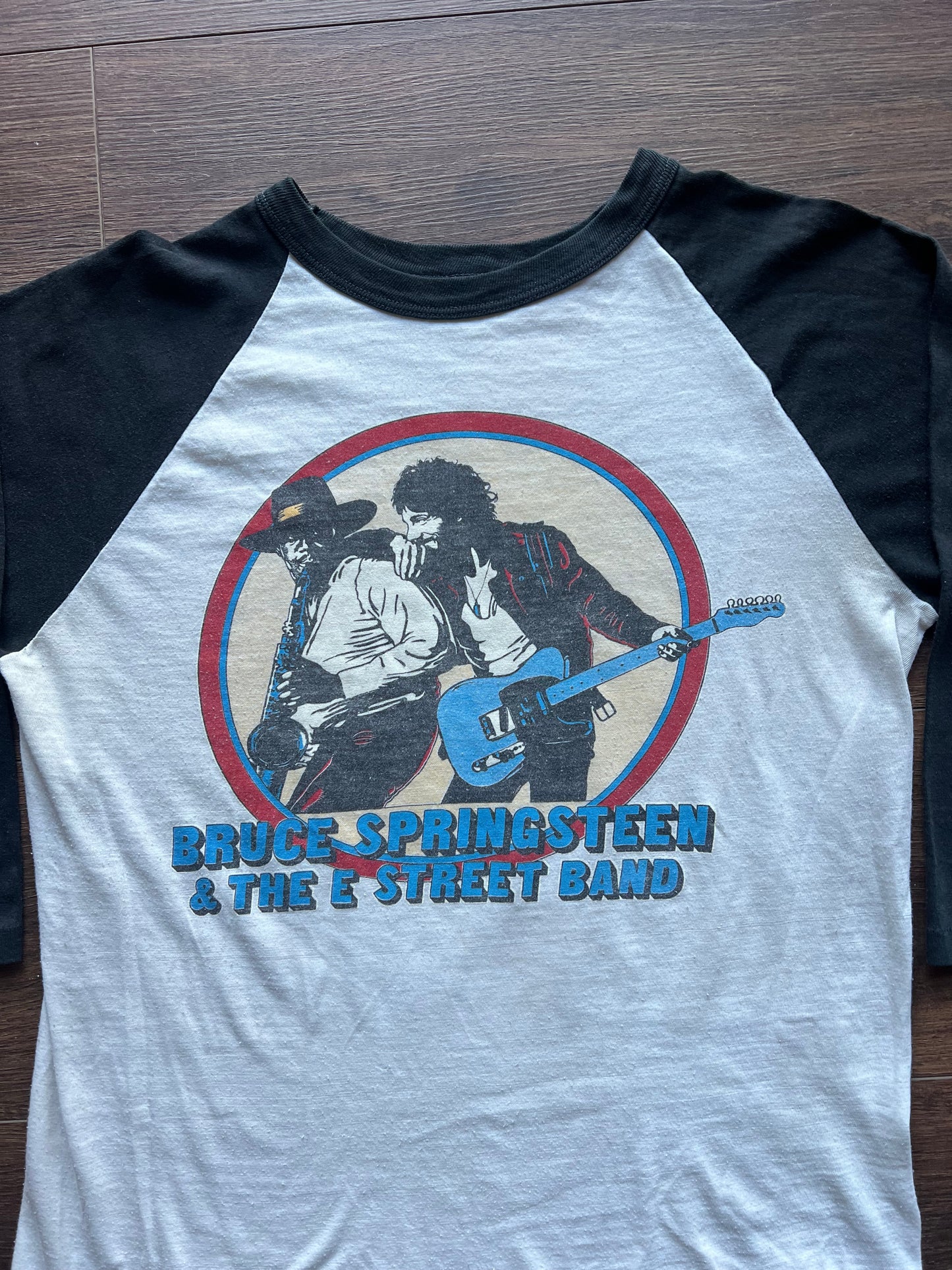 1981 Bruce Springsteen and The E Street Band "World Tour" Baseball T-shirt