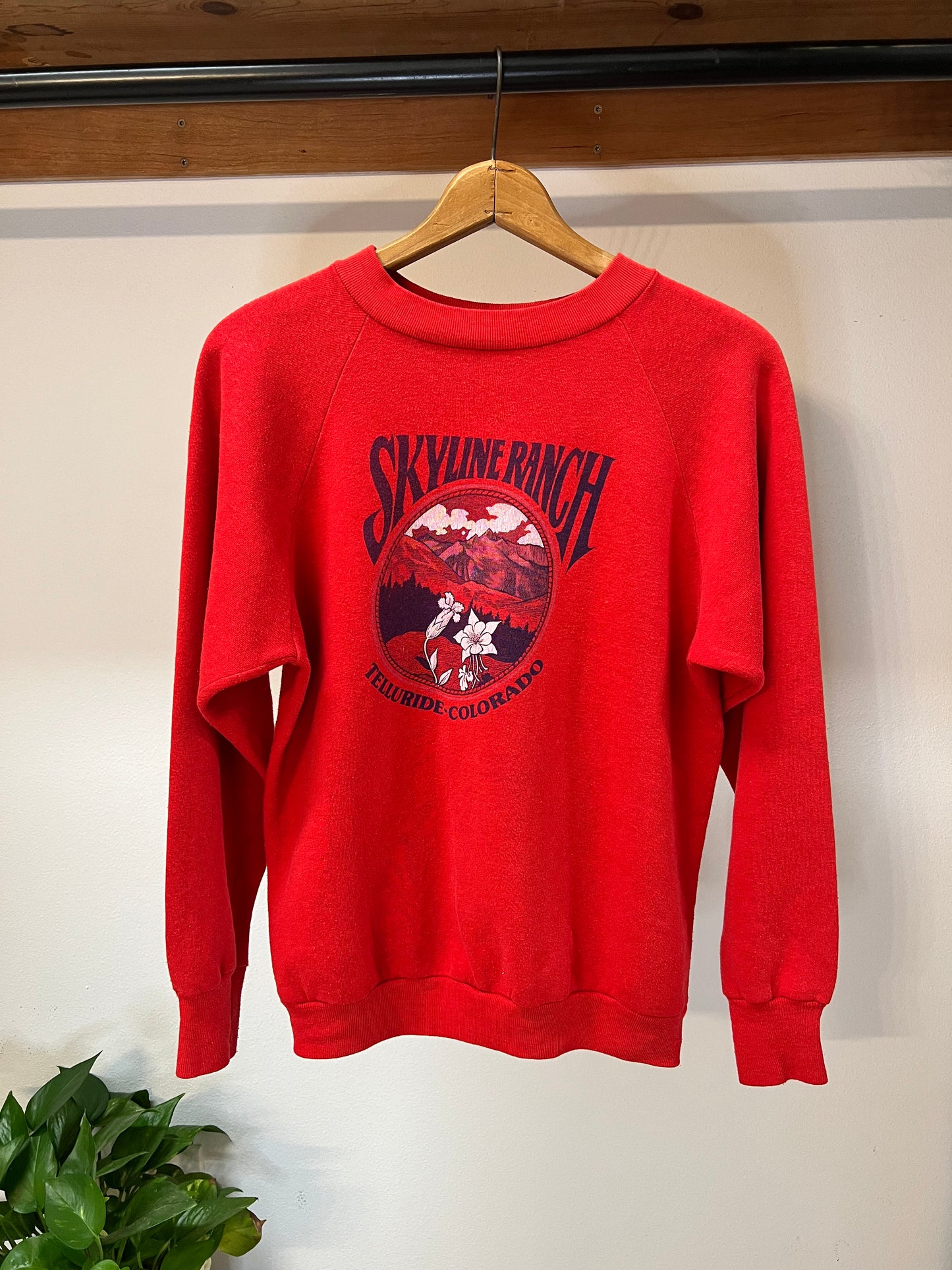 80s Skyline Ranch Raglan Crewneck