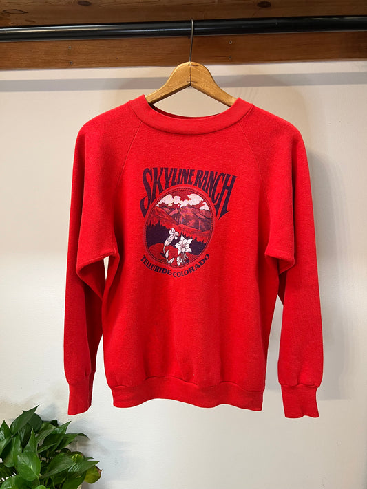 80s Skyline Ranch Raglan Crewneck