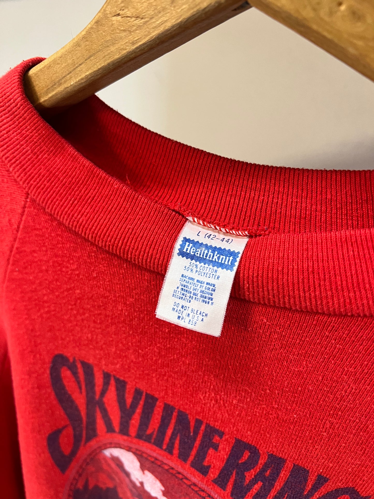 80s Skyline Ranch Raglan Crewneck